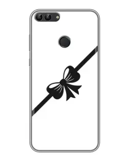 Чехол для Huawei P Smart (Enjoy 7s, FIG-LA1) с картинкой «Диагональный бант»