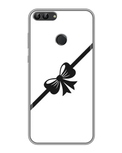 Чехол для Huawei P Smart (Enjoy 7s, FIG-LA1) с картинкой «Диагональный бант»