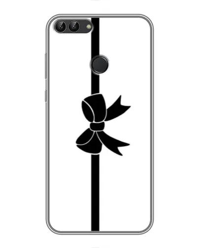 Чехол для Huawei P Smart (Enjoy 7s, FIG-LA1) с картинкой «Вертикальный бант»