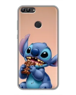 Чохол для Huawei P Smart (Enjoy 7s, FIG-LA1) з картинкою «Стіч їсть шоколад»