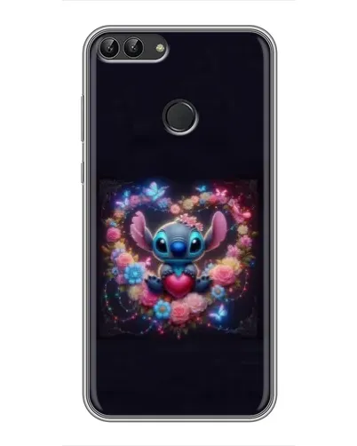 Чохол для Huawei P Smart (Enjoy 7s, FIG-LA1) з картинкою «Stitch у квітах» Чохол для Huawei P Smart (Enjoy 7s, FIG-LA1) з картинкою «Stitch у квітах»