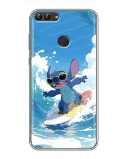 Чохол для Huawei P Smart (Enjoy 7s, FIG-LA1) з картинкою «Стіч на хвилі»