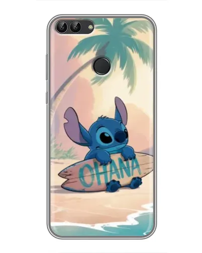 Чохол для Huawei P Smart (Enjoy 7s, FIG-LA1) з картинкою «Стіч на серфі» Чохол для Huawei P Smart (Enjoy 7s, FIG-LA1) з картинкою «Стіч на серфі»