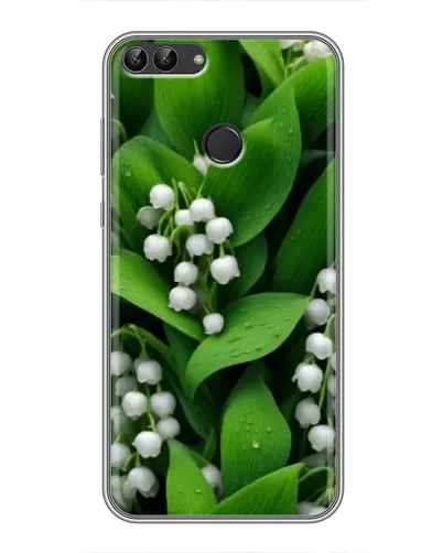 Чохол для Huawei P Smart (Enjoy 7s, FIG-LA1) з картинкою «Конвалії в зелені» Чохол для Huawei P Smart (Enjoy 7s, FIG-LA1) з картинкою «Конвалії в зелені»