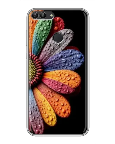 Чохол для Huawei P Smart (Enjoy 7s, FIG-LA1) з картинкою «Райдужна квітка» Чохол для Huawei P Smart (Enjoy 7s, FIG-LA1) з картинкою «Райдужна квітка»