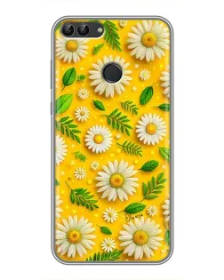 Чохол для Huawei P Smart (Enjoy 7s, FIG-LA1) з картинкою «Ромашкове сонце»