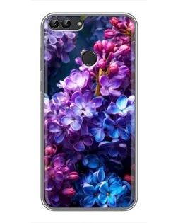 Чохол для Huawei P Smart (Enjoy 7s, FIG-LA1) з картинкою «Бузковий цвіт»