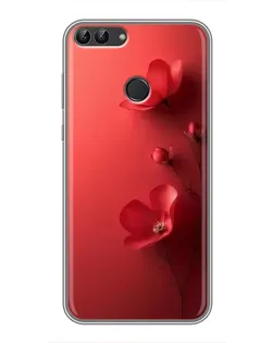 Чохол для Huawei P Smart (Enjoy 7s, FIG-LA1) з картинкою «Макові суцвіття»
