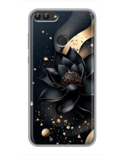 Чохол для Huawei P Smart (Enjoy 7s, FIG-LA1) з картинкою «Чорний лотос»
