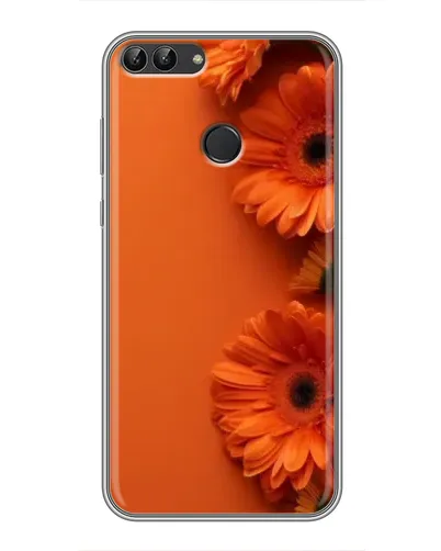 Чохол для Huawei P Smart (Enjoy 7s, FIG-LA1) з картинкою «Помаранчеві гербери» Чохол для Huawei P Smart (Enjoy 7s, FIG-LA1) з картинкою «Помаранчеві гербери»
