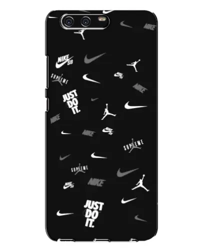 Чохол для Huawei P10 Plus (VKY) з картинкою «Nike Black Pattern»