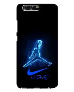 Чохол для Huawei P10 Plus (VKY) з картинкою «Jordan Neon Blue»