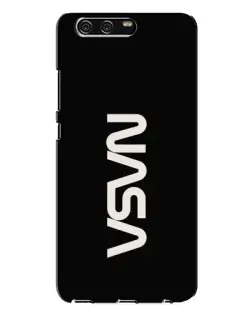 Чехол для Huawei P10 Plus (VKY) с картинкой «NASA — вертикальный логотип»