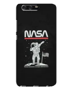 Чехол для Huawei P10 Plus (VKY) с картинкой «NASA — шагаем по Луне»