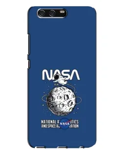 Чехол для Huawei P10 Plus (VKY) с картинкой «NASA — лунная миссия»