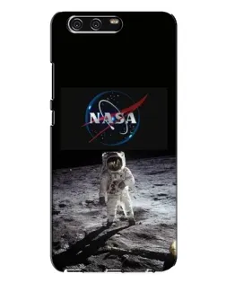 Чехол для Huawei P10 Plus (VKY) с картинкой «Астронавт на Луне»