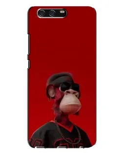 Чохол для Huawei P10 Plus (VKY) з картинкою «Bored Ape в червоному» Чохол для Huawei P10 Plus (VKY) з картинкою «Bored Ape в червоному»