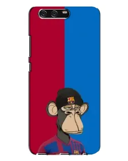 Чохол для Huawei P10 Plus (VKY) з картинкою «Bored Ape — фанат Барси»