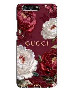 Чохол для Huawei P10 Plus (VKY) з картинкою «Gucci — бордові троянди»