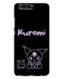 Чохол для Huawei P10 Plus (VKY) з картинкою «Kuromi — чорний мінімалізм»