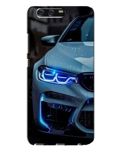 Чохол для Huawei P10 Plus (VKY) з картинкою «Погляд BMW з синіми фарами»