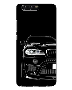 Чохол для Huawei P10 Plus (VKY) з картинкою «Темний силует BMW»