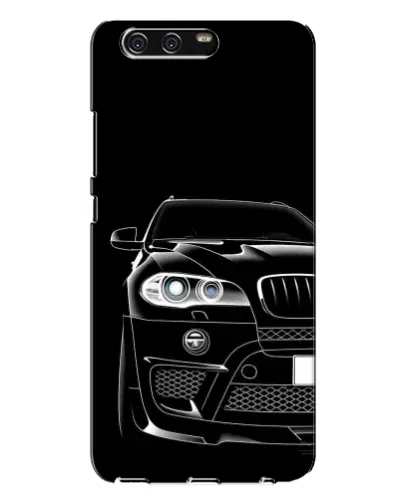 Чохол для Huawei P10 Plus (VKY) з картинкою «Темний силует BMW»