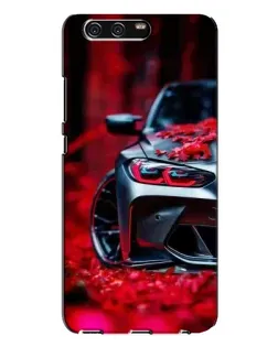 Чохол для Huawei P10 Plus (VKY) з картинкою «Спортивна BMW та квіти»