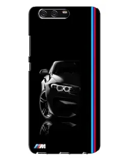 Чохол для Huawei P10 Plus (VKY) з картинкою «Силует BMW в темряві»