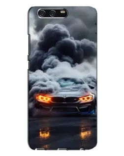Чохол для Huawei P10 Plus (VKY) з картинкою «BMW у диму»