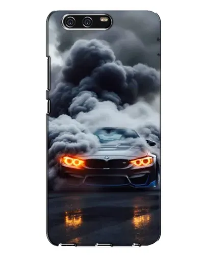 Чохол для Huawei P10 Plus (VKY) з картинкою «BMW у диму»