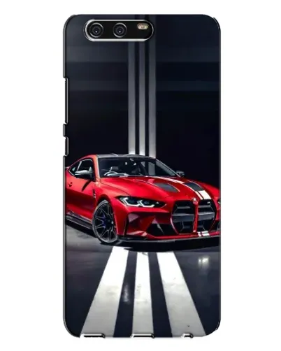 Чохол для Huawei P10 Plus (VKY) з картинкою «Червона BMW на дорозі»