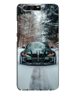 Чохол для Huawei P10 Plus (VKY) з картинкою «BMW у зимовому лісі»