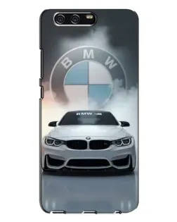 Чохол для Huawei P10 Plus (VKY) з картинкою «BMW в білому диму»