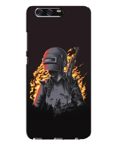 Чохол для Huawei P10 Plus (VKY) з картинкою «PUBG — вогняний силует»
