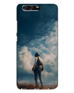 Чохол для Huawei P10 Plus (VKY) з картинкою «Герой PUBG на скелі»