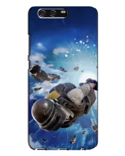 Чохол для Huawei P10 Plus (VKY) з картинкою «Десант PUBG — стрибок»