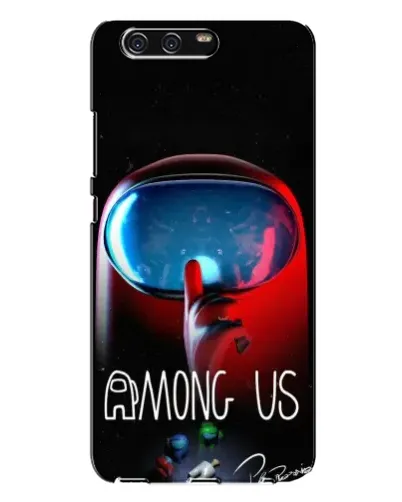Чохол для Huawei P10 Plus (VKY) з картинкою «Червоний імпостер — макро»