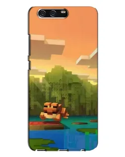 Чохол для Huawei P10 Plus (VKY) з картинкою «Майнкрафт захід сонця»