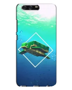 Чохол для Huawei P10 Plus (VKY) з картинкою «Черепаха Minecraft»