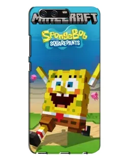 Чохол для Huawei P10 Plus (VKY) з картинкою «Губка Боб Minecraft»