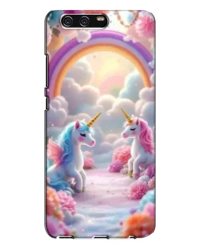 Чохол для Huawei P10 Plus (VKY) з картинкою «Веселка і єдинороги»