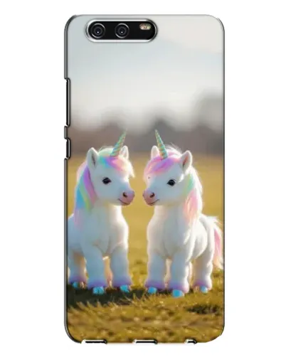 Чохол для Huawei P10 Plus (VKY) з картинкою «Пара єдинорогів»