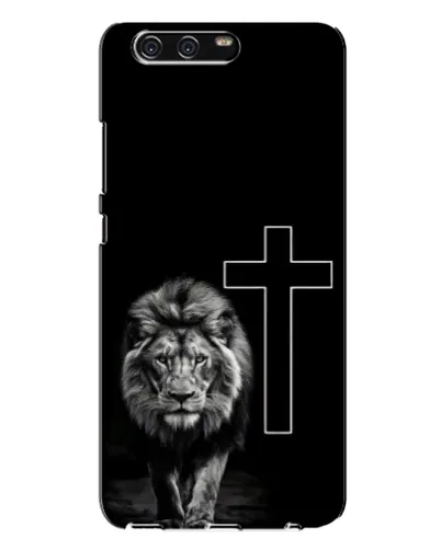 Чехол для Huawei P10 Plus (VKY) с картинкой «Лев и Крест»