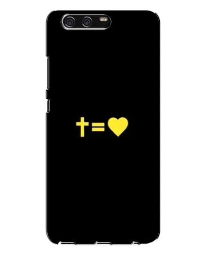 Чехол для Huawei P10 Plus (VKY) с картинкой «Сердце и Крест»