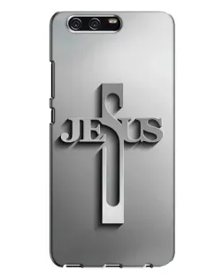 Чохол для Huawei P10 Plus (VKY) з картинкою «Металевий хрест Jesus»