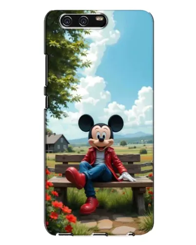 Чохол для Huawei P10 Plus (VKY) з картинкою «Міккі на лавці»