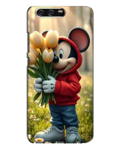 Чохол для Huawei P10 Plus (VKY) з картинкою «Міккі з тюльпанами»
