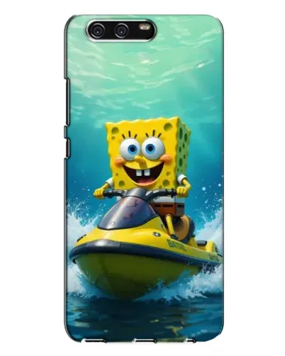 Чохол для Huawei P10 Plus (VKY) з картинкою «Спанч Боб на гідроциклі»
