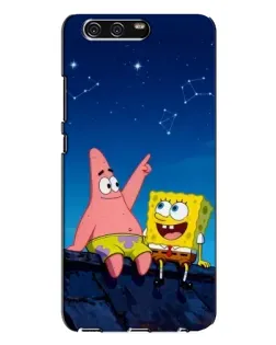 Чохол для Huawei P10 Plus (VKY) з картинкою «Губка Боб та Патрік вночі» Чохол для Huawei P10 Plus (VKY) з картинкою «Губка Боб та Патрік вночі»